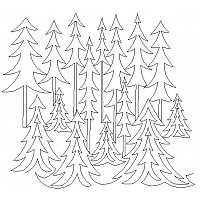 forrest of trees 1